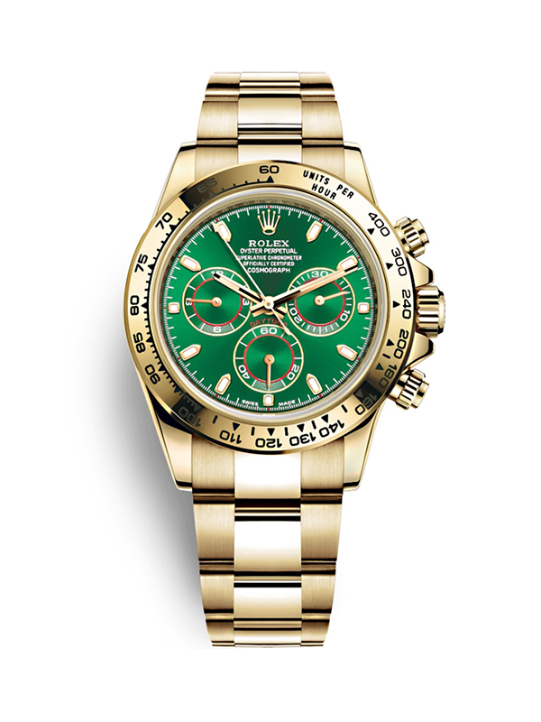 behagelig benzin gå Rolex Daytona - Gold - Money Green Dial - 116508- 2023 - XELOR Watches