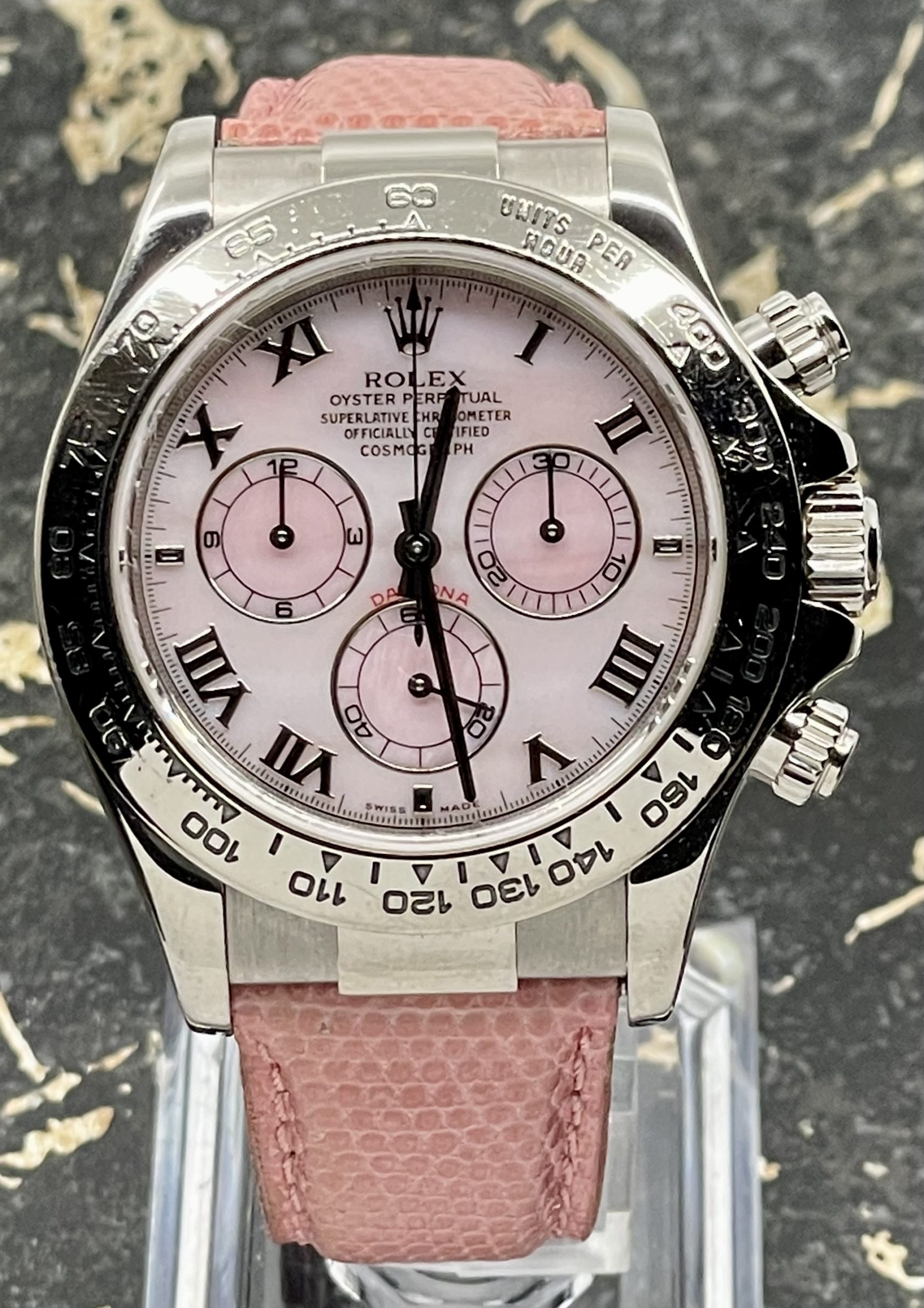 Rolex daytona best sale beach pink