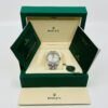 Rolex Datejust 41 - New - 126300 - Full Iced out - Diamonds - Silver Dial