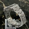 Rolex Datejust 41 - New - 126300 - Full Iced out - Diamonds - Silver Dial