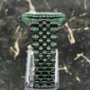Rolex Datejust 41 - New - 126300 - Full Iced out - Green Emeralds