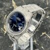 Rolex Datejust 41 - New 2023 - 126300 - Full Iced out - Diamonds - Dark Blue Dial