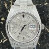 Rolex Datejust 41 - New - 126300 - Full Iced out - Diamonds - Pave Baguette Dial
