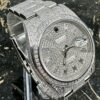 Rolex Datejust 41 - New - 126300 - Full Iced out - Diamonds - Pave Baguette Dial
