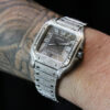Cartier Santos - New - Iced Out - Large - Black Dial