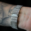 Cartier Santos - New - Iced Out - Large - Black Dial