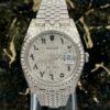 Rolex Datejust 41 - 126300 - Full Iced out - Diamonds - Arab Dial - Jubilee - New