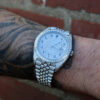 Rolex Datejust 41 - 126300 - Full Iced out - Diamonds - Arab Dial - Jubilee - New