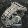 Cartier Santos - 35 crt - Baguette Rose Gold - Iced Out - Pave Rose Roman - Large