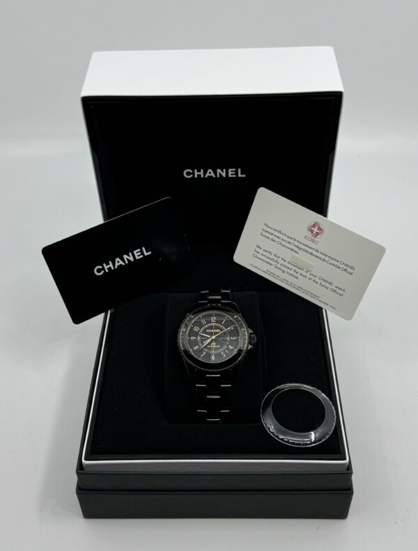 Chanel J12 Couture 38mm - Black Ceramic - H9762 - New 2025