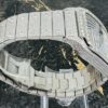 Cartier Santos - New - Iced Out - Large - Roman Pave Dial - Big Stones