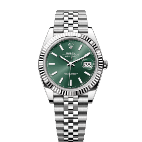 Rolex Datejust 41 - Green Dial - 126334 - Jubilee - New 2025