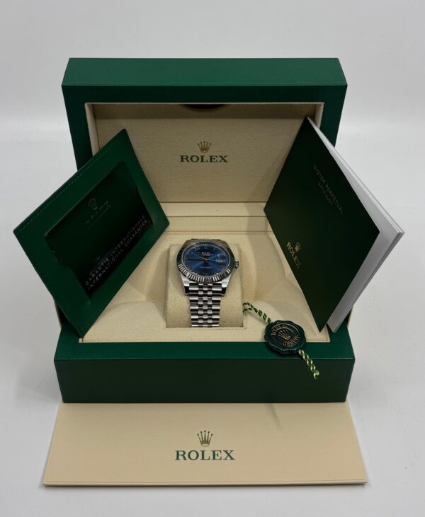 Rolex Datejust 41 - Blue Dial - 126334 - Roman Numerals - 2023