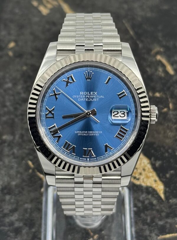 Rolex Datejust 41 - Blue Dial - 126334 - Roman Numerals - 2023
