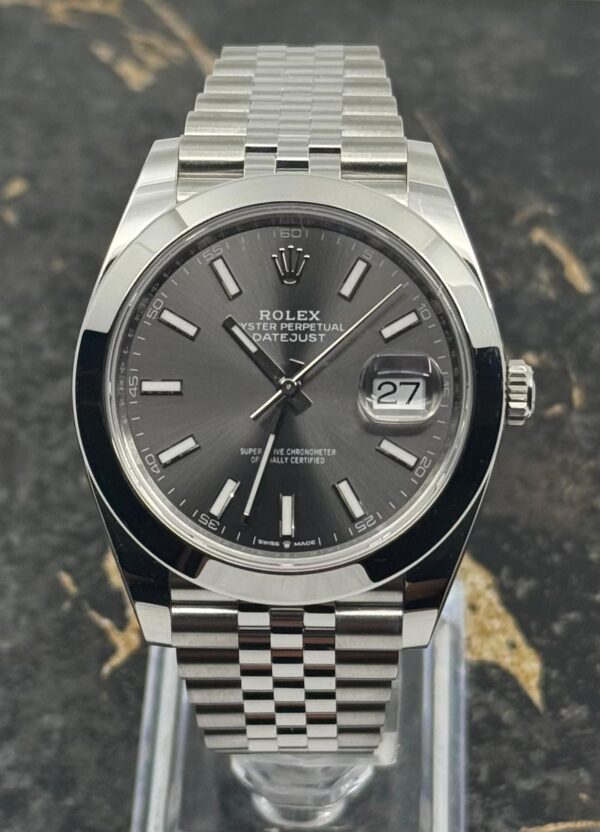 Rolex Datejust 41 - 126300-0008 - Steel - Grey Dial - Jubilee - New 2025