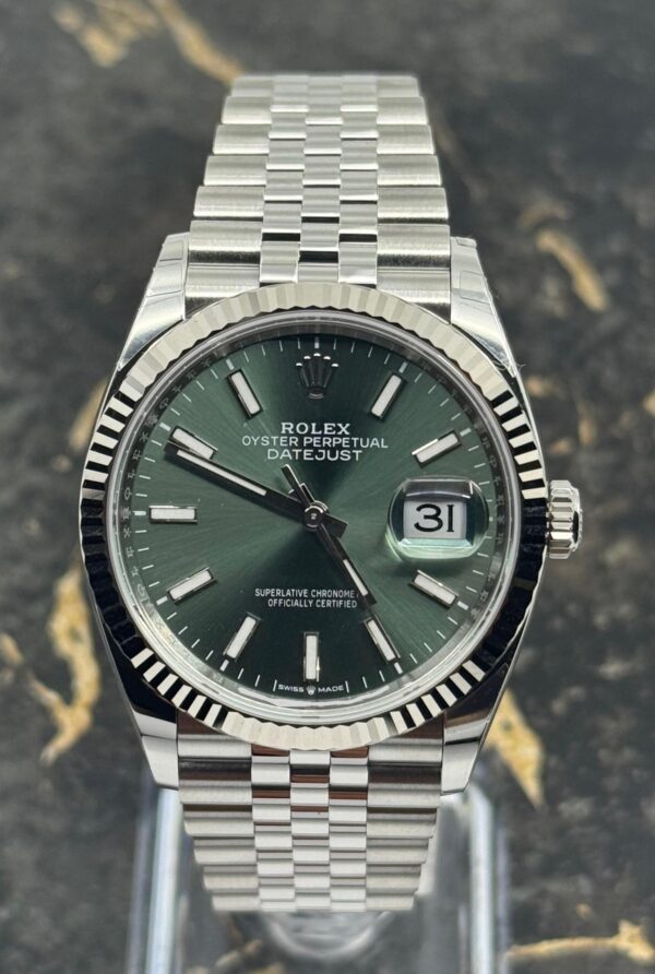 Rolex Datejust 36 - 126234-0051 - Green Dial - New 2025