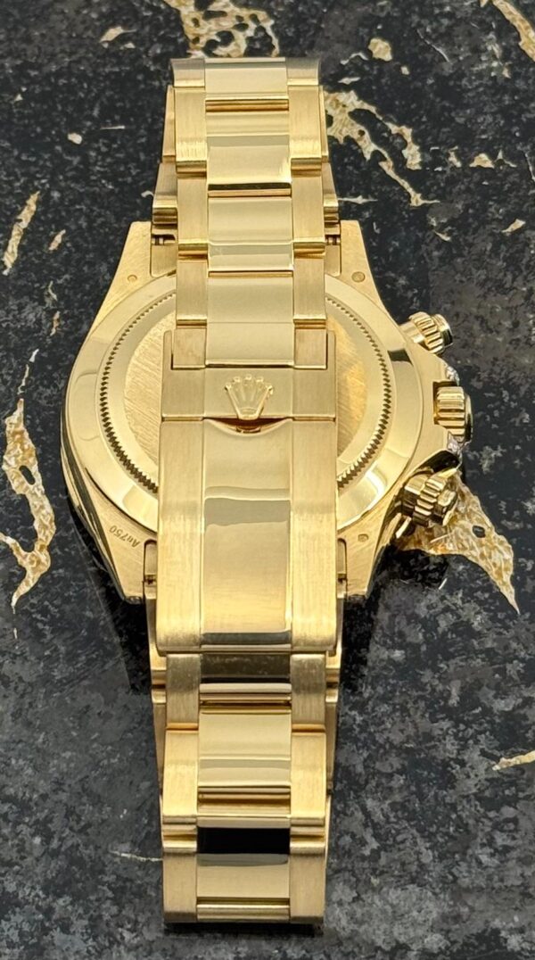 Rolex Daytona  Yellow Gold - New - 116508 - Black Dial - Rainbow - Diamonds - Aftermarket