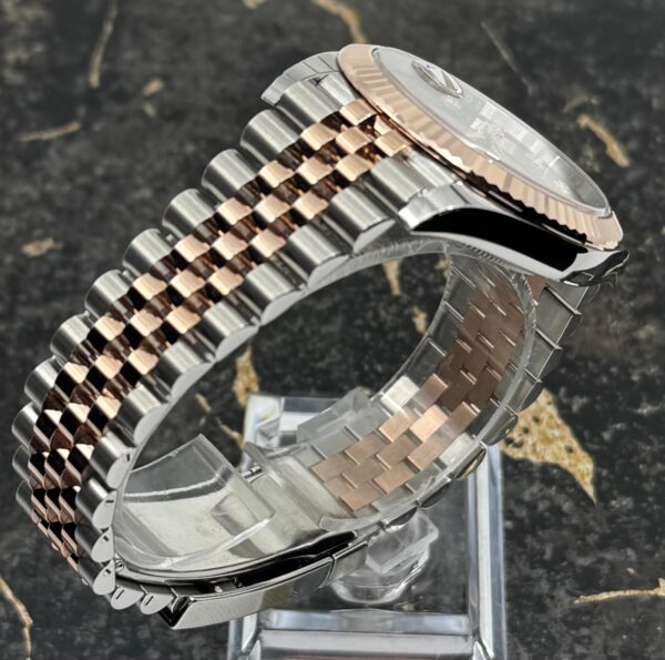 Rolex Datejust 41 - 126331 - Rose Gold/Steel - Choco Diamond Dial - Jubilee - New 2025