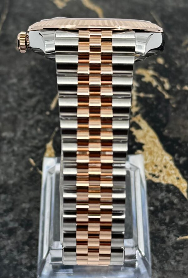 Rolex Datejust 41 - 126331 - Rose Gold/Steel - Choco Diamond Dial - Jubilee - New 2025