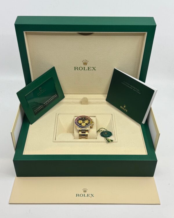 Rolex Daytona  Yellow Gold - New - 116508 - Rainbow Dial - Rainbow - Diamonds - Aftermarket