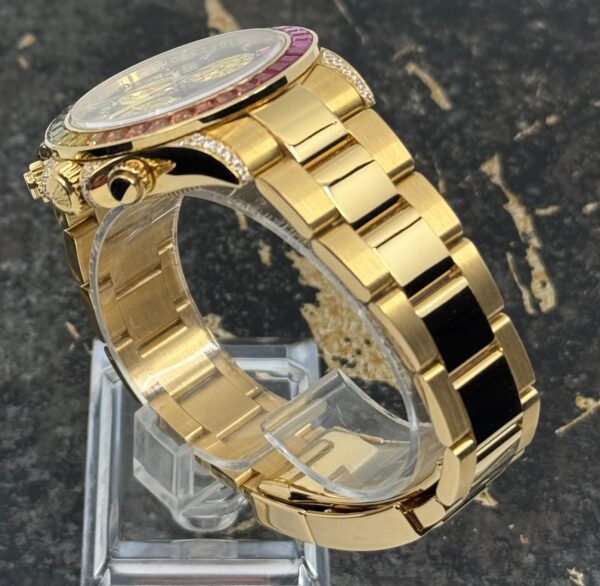 Rolex Daytona  Yellow Gold - New - 116508 - Rainbow Dial - Rainbow - Diamonds - Aftermarket