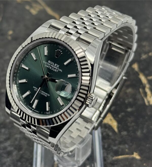 Rolex Datejust 41 - Green Dial - 126334 - Jubilee - New 2025