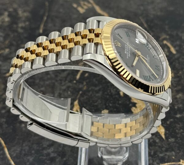 Rolex Datejust 41 - 126333- Yellow Gold/Steel - Wimbledon Dial - New 2025