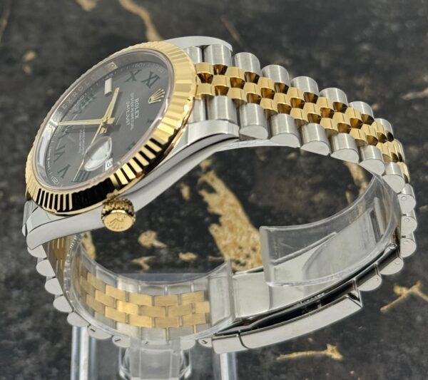 Rolex Datejust 41 - 126333- Yellow Gold/Steel - Wimbledon Dial - New 2025
