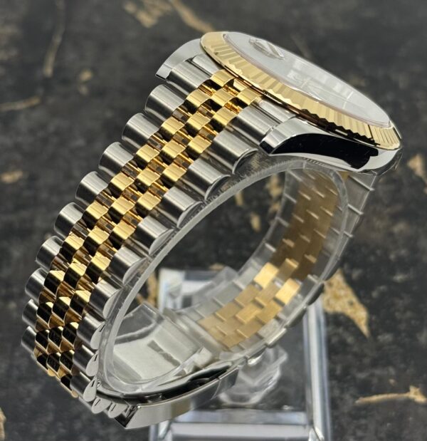 Rolex Datejust 41 - 126333- Yellow Gold/Steel - Wimbledon Dial - New 2025