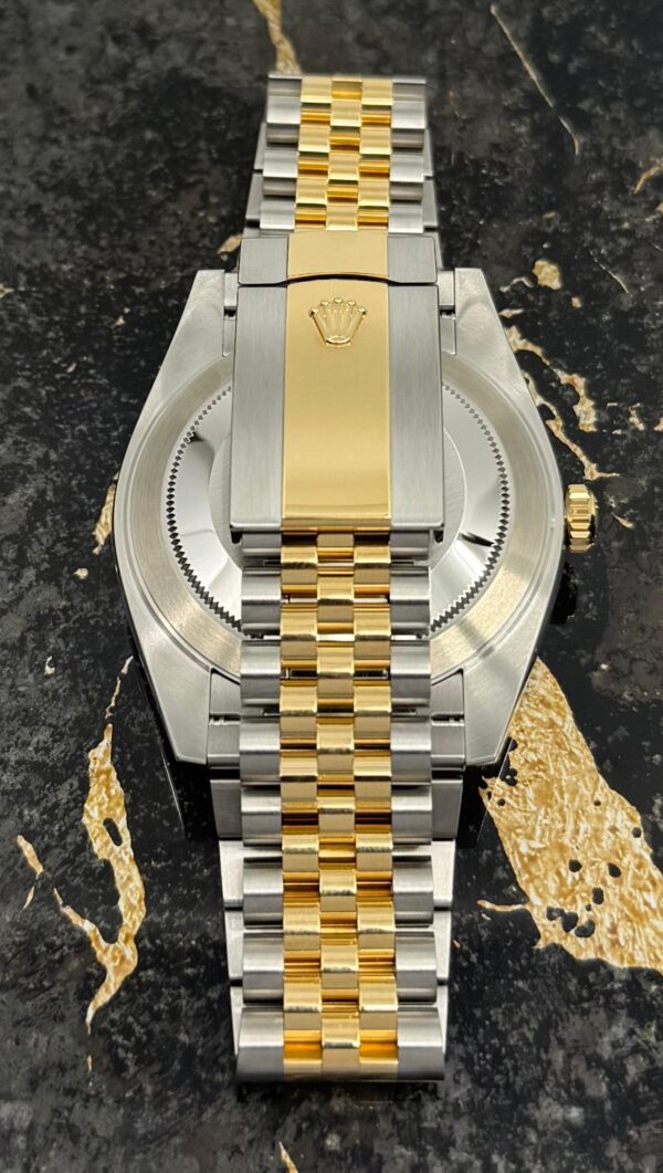 Rolex Datejust 41 - 126333- Yellow Gold/Steel - Wimbledon Dial - New 2025