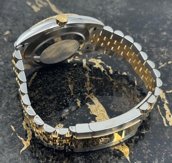 Rolex Datejust 41 - 126333- Yellow Gold/Steel - Wimbledon Dial - New 2025