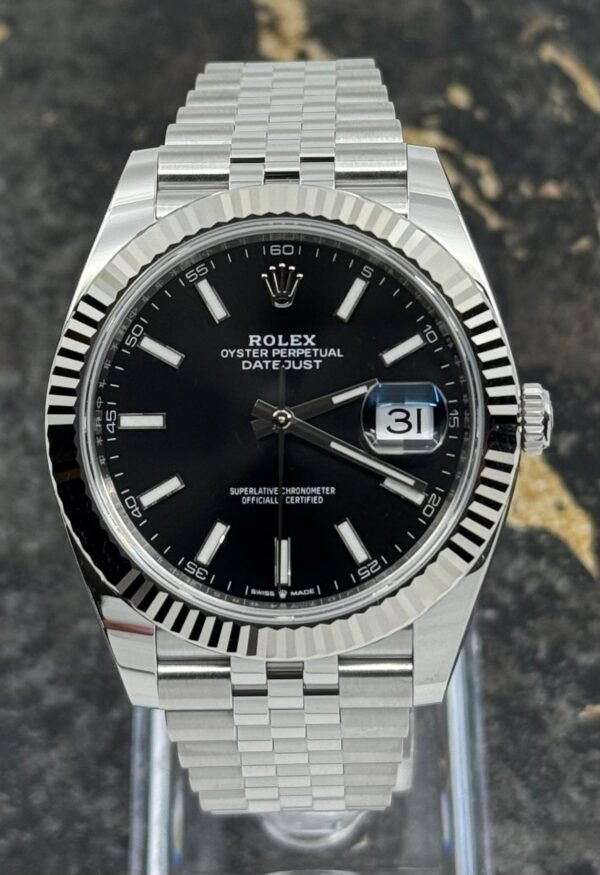 Rolex Datejust 41 - Black Dial - 126334 - Jubilee - New 2025