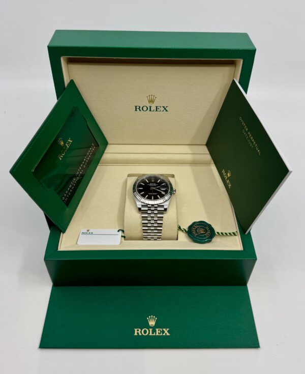 Rolex Datejust 41 - Black Dial - 126334 - Jubilee - New 2025