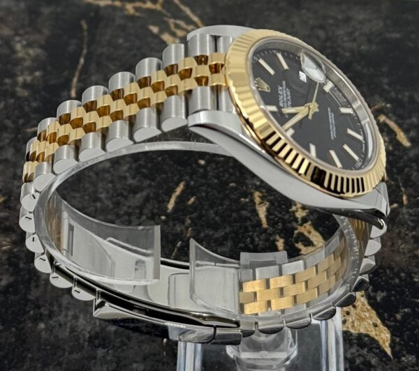 Rolex Datejust 41 - 126333- Yellow Gold/Steel - Black Dial - New 2025