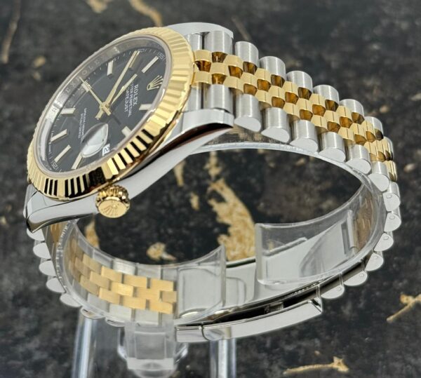 Rolex Datejust 41 - 126333- Yellow Gold/Steel - Black Dial - New 2025