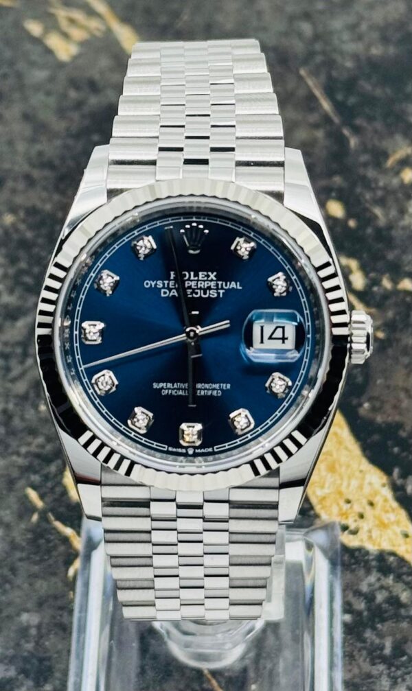 Rolex Datejust 36 - 126234-0037- Blue Diamond Dial - New 2025