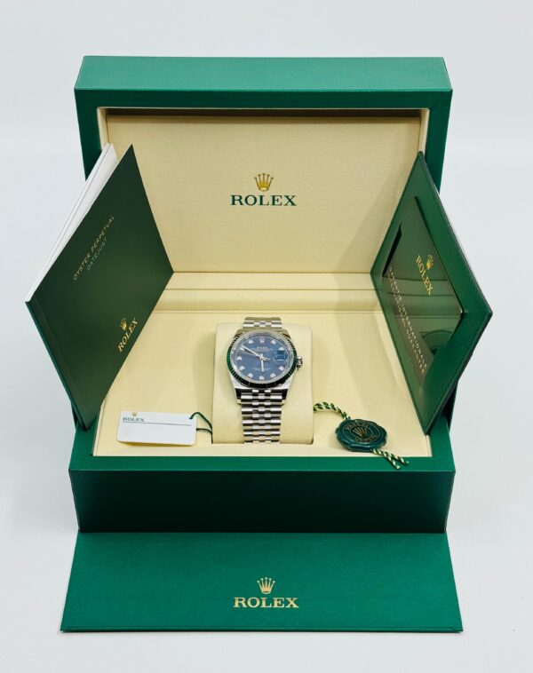 Rolex Datejust 36 - 126234-0037- Blue Diamond Dial - New 2025