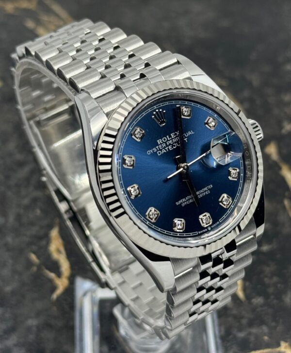 Rolex Datejust 36 - 126234-0037- Blue Diamond Dial - New 2025