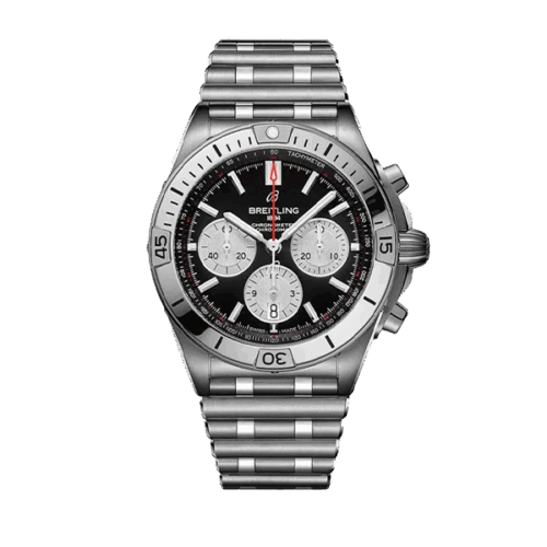 Breitling	Chronomat B01 42mm - Black Dial Chrono - Steel - AB0134101B1A1 - New 2025