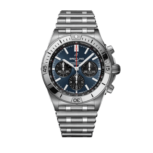 Breitling	Chronomat B01 42mm - Blue Dial Chrono - Steel - AB0134101C1A1 - New 2025
