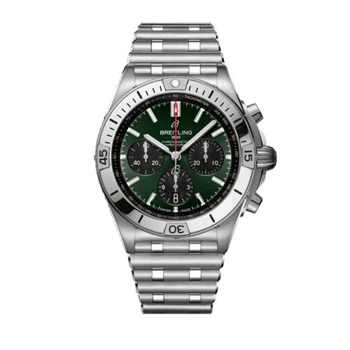 Breitling	Chronomat B01 42mm - Green Dial Chrono - Steel - AB0134101L2A1 - New 2025