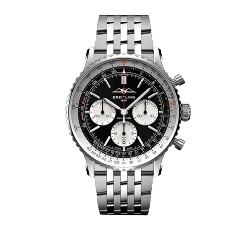 Breitling Navitimer B01 Chronograph 43mm - Black Dial - AB0138211B1A1 - New 2025