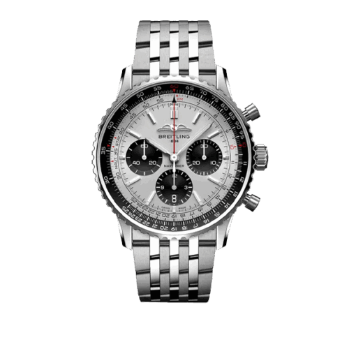 Breitling	Navitimer B01 Chronograph 43mm - Steel Strap - Silver	AB0138241G1A1 - New 2025