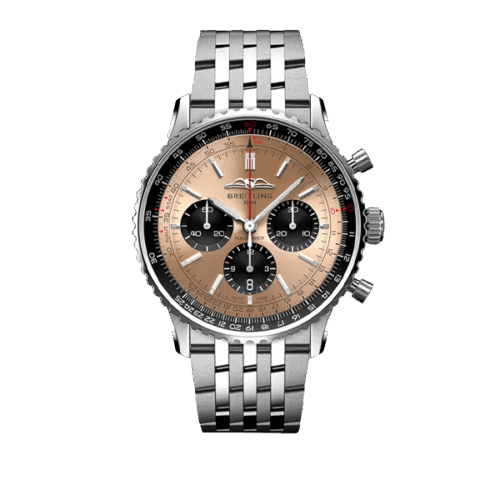 Breitling	Navitimer B01 Chronograph 43mm - Steel - Copper Dial - AB0138241K1A1 - New 2025