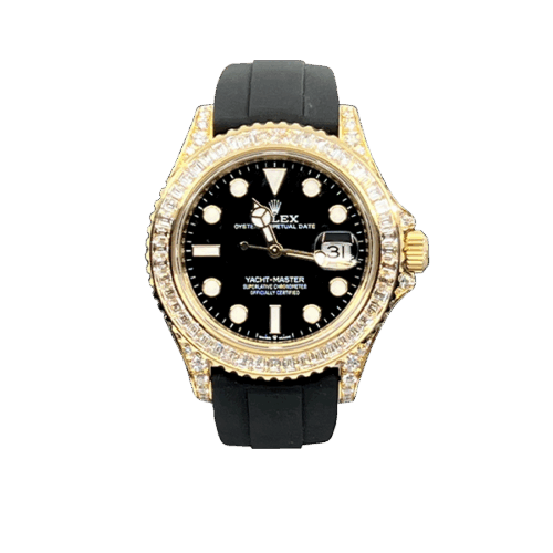 Rolex Yacht-Master 42 - 226668TBR-0002 - Baguette Bezel Diamonds - Yellow Gold - New 2024