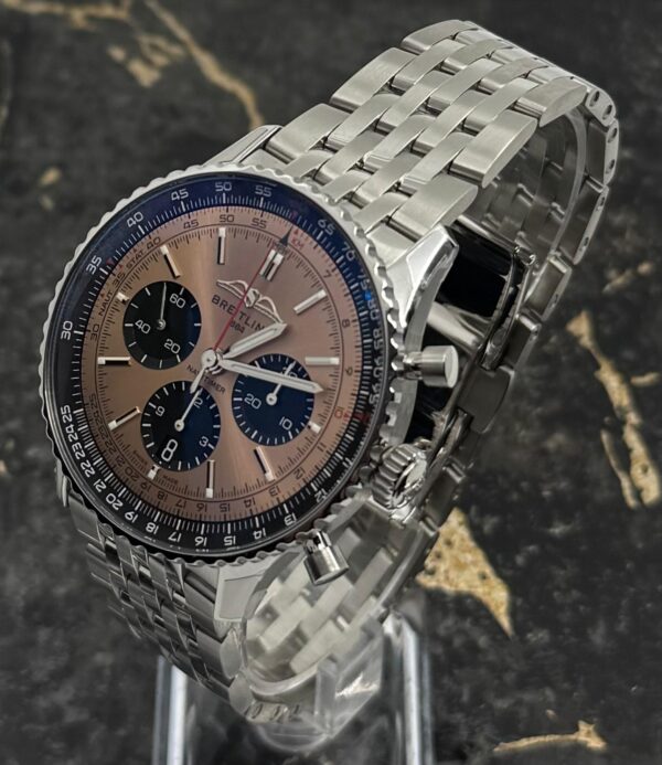 Breitling	Navitimer B01 Chronograph 43mm - Steel - Copper Dial - AB0138241K1A1 - New 2025