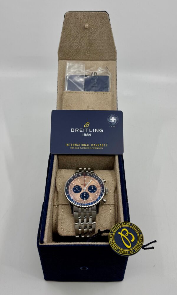 Breitling	Navitimer B01 Chronograph 43mm - Steel - Copper Dial - AB0138241K1A1 - New 2025