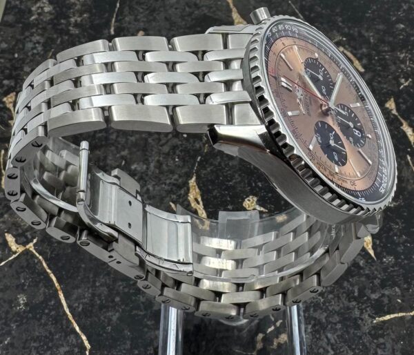 Breitling	Navitimer B01 Chronograph 43mm - Steel - Copper Dial - AB0138241K1A1 - New 2025