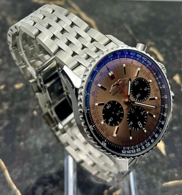 Breitling	Navitimer B01 Chronograph 43mm - Steel - Copper Dial - AB0138241K1A1 - New 2025