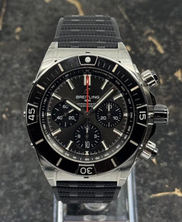 Breitling	Super Chronomat B01 Black Ring 44mm - AB0136251B2S1 - New 2025